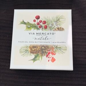 Via Mercato shea butter soaps.